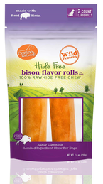 Hide Free Bison Chews Large 7” Roll